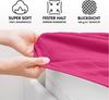 JACOBSON Jersey Spannbettlaken Spannbetttuch Baumwolle Bettlaken (Topper 140-160x200 cm, Pink) Bild 3