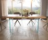 Esstisch Edge 180x90 XL Akazie Natur Glas Live-Edge Bild 2