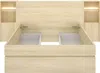 Vente-unique - LARONIA Bett Holz, Platte Beige - B 233,5 cm x H 104,1 cm x L 228,5 cm Bild 4