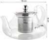 600 ml Glas Teekanne Teekessel Siebfilter Teemaker Teebereiter Glaskanne Teesieb Bild 4