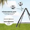Klappbarer Fußball Rebounder mit verstellbarem Winkel und Netz, 100x95x90 cm, Trainingsgerät für Garten,H 90 x T 100 x B 95 cm Bild 3