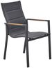 Gartenstuhl Unicamo, Aluminium, Schwarz, 68 x 92 x 57 cm Bild 1