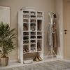 Schuhschrank-Set Lysander Weiß 78.6x65.5 cm 2 Teile Vicco Bild 3