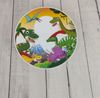 Kinderzimmer Wandlampe Dino Ø 25cm mit Schalter, Kabel, Stecker & E14 LED Bild 4