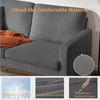 Patbrela Sofa 2-Sitzer-Sofa aus Cord für das Wohnzimmer robustes, Sofa mit Holzgestell für kleine Räume oder das Büro Bild 4