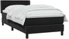 vidaXL Boxspringbett mit Matratze Schwarz 90x210 cm Samt 3318437 Bild 3