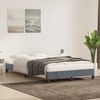 vidaXL Bettgestell ohne Matratze Dunkelgrau 120x220 cm Samt 4101398 Bild 3
