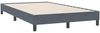 vidaXL Bettgestell ohne Matratze Dunkelgrau 120x220 cm Samt 4101398 Bild 2