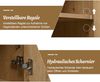 Industrielles Sideboard 150x35x75,9 cm mit drei Türen und drei Schubladen – praktischer Aufbewahrungsschrank Bild 5