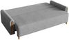 Selsey 'Majla' 3-Sitzer Schlafsofa mit wasserabweisendem Strukturgewebe und Bettkasten, Grau Bild 4