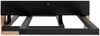 Novel LED-Deckenleuchte, Holz braun/schwarz, 25 x 9 x 96.5 cm, 2025 lm warmweiß Bild 3