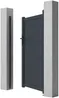 Vente-unique - NAZARIO Side gate Metall Grau - B 4,6 cm x H 161 cm x L 100 cm Bild 4