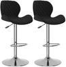 vidaXL Barhocker 2 Stk. Schwarz Samt [334908] Bild 2