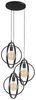 famlights Pendelleuchte famlights, Pendelleuchte Henrik in Grau E27 3-flammig Bild 3
