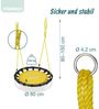 Relaxdays Nestschaukel 80cm Bild 5