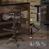 CLP 2er Set Barhocker Butch höhenverstellbar,bronze Bild 3