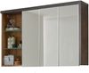 Spiegelschrank Bay 3-türig Eiche Riviera Honig und grau Beton Design 123 cm Bild 3