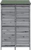 vidaXL Garten Shed Grau 106 x 56 x 176,5 cm Massivholz aus Fichte 42033466 Bild 5