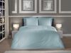 HnL Mako Satin Bettwäsche Punto Uni Hellblau 155x220 cm + 80x80 cm Bild 2