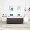 vidaXL Boxspringbett mit Matratze Dunkelbraun 140 x 190 cm Stoff 3398860 Bild 4