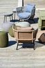 Gartensessel Loungesessel Suka aus Aluminium, modern und wetterfest, taupe, gepolstert, mit Armlehnen Bild 4