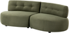 Sofa 3-Sitzer LAERDAL Stoff Grün Bild 4