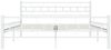 vidaXL Bettgestell Weiß Metall 200×200 cm [285301] Bild 3