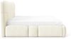 Polsterbett Schlafzimmerbett JORDAN 120x200cm Komplettset in Stoff Doha Creme Bild 3
