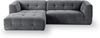 Ecksofa (B/H/T: 292x72x161 cm) in Grau Bild 2