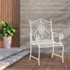 CLP 2er Set Gartenstühle Punjab mit Armlehnen,weiß Bild 3