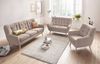 exxpo - sofa fashion 3-Sitzer Scandi, bequem, aufwendige Rückenpolsterung für mehr Sitzkomfort, aktuelle Farben in hochwertigen Bezugsqualitäten, Holzfuß Bild 4