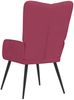 vidaXL Relaxsessel Weinrot Samt [327682] Bild 5
