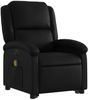 vidaXL Massagesessel mit Aufstehhilfe Elektrisch Schwarz Kunstleder 3204247 Bild 4