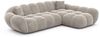 Sofa Dreams Polsterecke Maleron L Form kurz Stoffsofa, 4-Sitzer, Loungesofa, Ottomane rechts, Samtstoff Bezug in Sand Bild 2