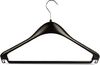 RSR Hangers Kleiderbügel F 44 cm Jackenbügel Sakkobügel Kunststoff Schwarz, (10-tlg) Bild 4
