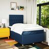 vidaXL Boxspringbett mit Matratze Blau 120x200 cm Stoff 3294336 Bild 5