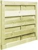 vidaXL Gartentor Kiefernholz Imprägniert 100x75 cm Grün 45314 Bild 3