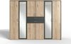 Kleiderschrank >Drugi II< in Artisan Eiche Graphit - 270x208x58cm (BxHxT) Bild 2