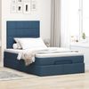 vidaXL Ottoman-Bett mit Matratze & LEDs Blau 120x200 cm Stoff 3314002 Bild 4