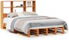 vidaXL Massivholzbett ohne Matratze Wachsbraun 140x190 cm Massivholz 3323949 Bild 2