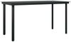 vidaXL 5-tlg. Garten-Essgruppe mit Kissen Schwarz Poly Rattan Glas 3334550 Bild 5