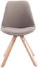 4er Set Besucherstuhl SYDNEY - Stoff Taupe 48x56x84 cm | Besucherstühle Konferenzstuhl Wartezimmerstuhl Bürostühle Bürostuhl Konferenzraum Wartezimmer Bild 3