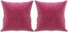vidaXL 2-Sitzer-Sofa mit Zierkissen Weinrot 140 cm Samt 3200949 Bild 5