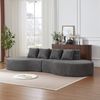 4-Sitzer Modulsofa H 65 x T 310 x B 110 cm aus Chenille, 2-teilig kombinierbar Bild 4
