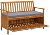 vidaXL Gartenbank mit Stauraum 120 cm Massivholz Akazie 310276 Bild 5