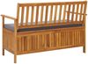 vidaXL Gartenbank mit Stauraum 120 cm Massivholz Akazie 310276 Bild 4