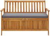 vidaXL Gartenbank mit Stauraum 120 cm Massivholz Akazie 310276 Bild 2