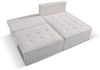Ecksofa Schlafsofa AMALIA Stoff Raven Anthrazit Ottomane Rechts Bild 2