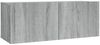 2-tlg. TV-Schrank-Set Grau Sonoma Holzwerkstoff [3120279] Bild 4