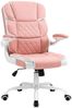 HTI-Living Schreibtischstuhl Bürostuhl drehbar mit Wippfunktion Kunstleder Rosa (Stück, 1 St) Bild 2